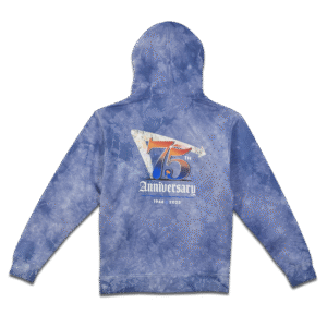 75th Anniversary Tie Dye Hooded Sweatshirt