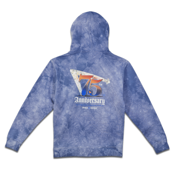 75th Anniversary Tie Dye Hooded Sweatshirt