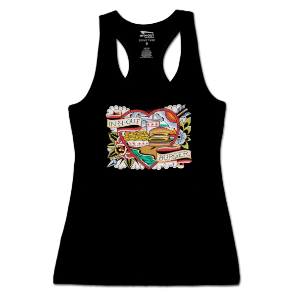 Women's Heart Tattoo Tank