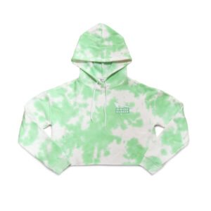 TIE DYE CROPPED HOODIE